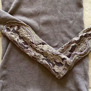 Free people thermal lace cuff top, Sz XS🍂